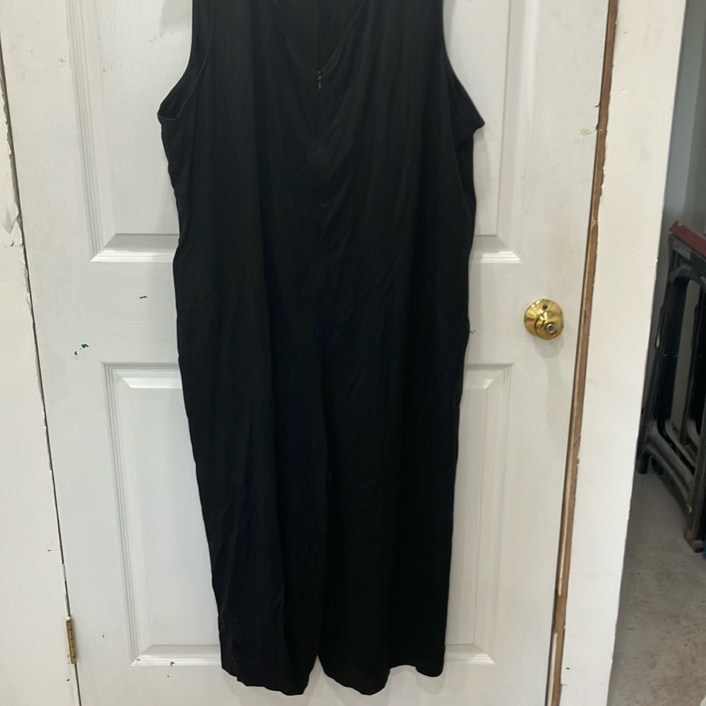 Marla wynne Elegant Black Sleeveless Jumpsuit